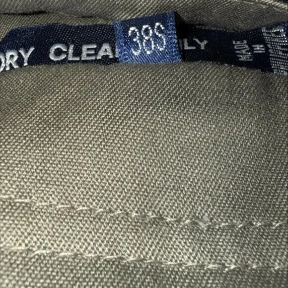 RALPH LAUREN Chaps Trench Coat Mens Sz 38S Double Breasted Removable Wool Lining - Picture 16 of 16